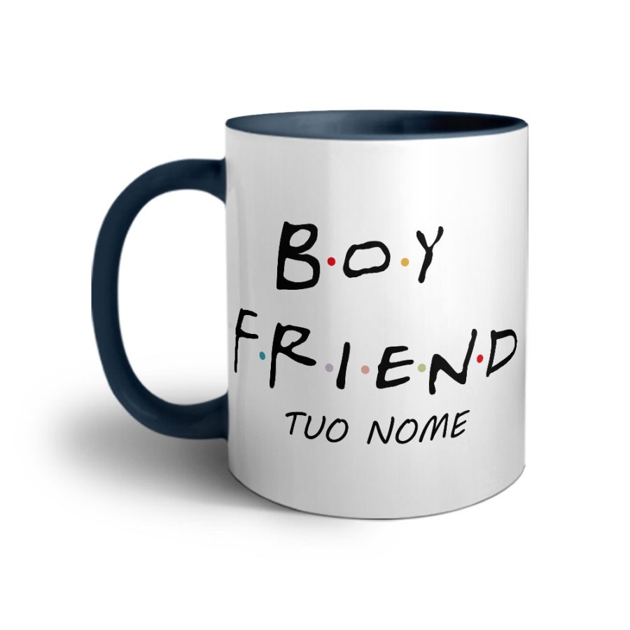 Tazza personalizzabile con nome boy friend friends Love
