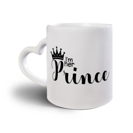Tazza personalizzabile con nome i'm her prince Love