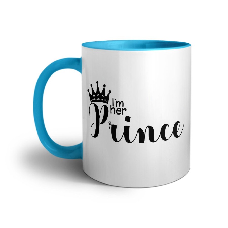 Tazza personalizzabile con nome i'm her prince Love