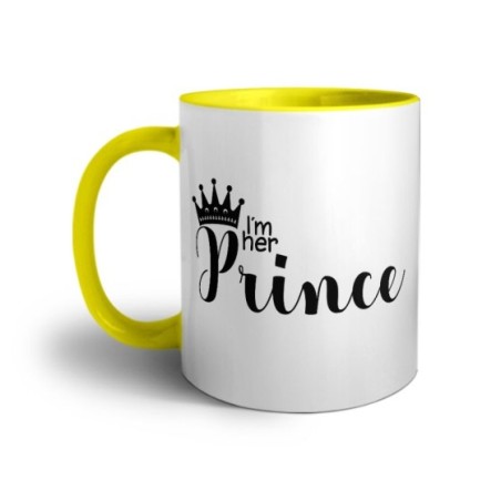 Tazza personalizzabile con nome i'm her prince Love