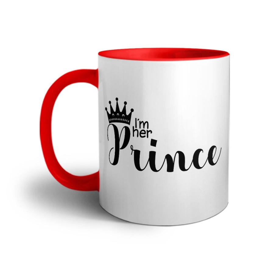 Tazza personalizzabile con nome i'm her prince Love