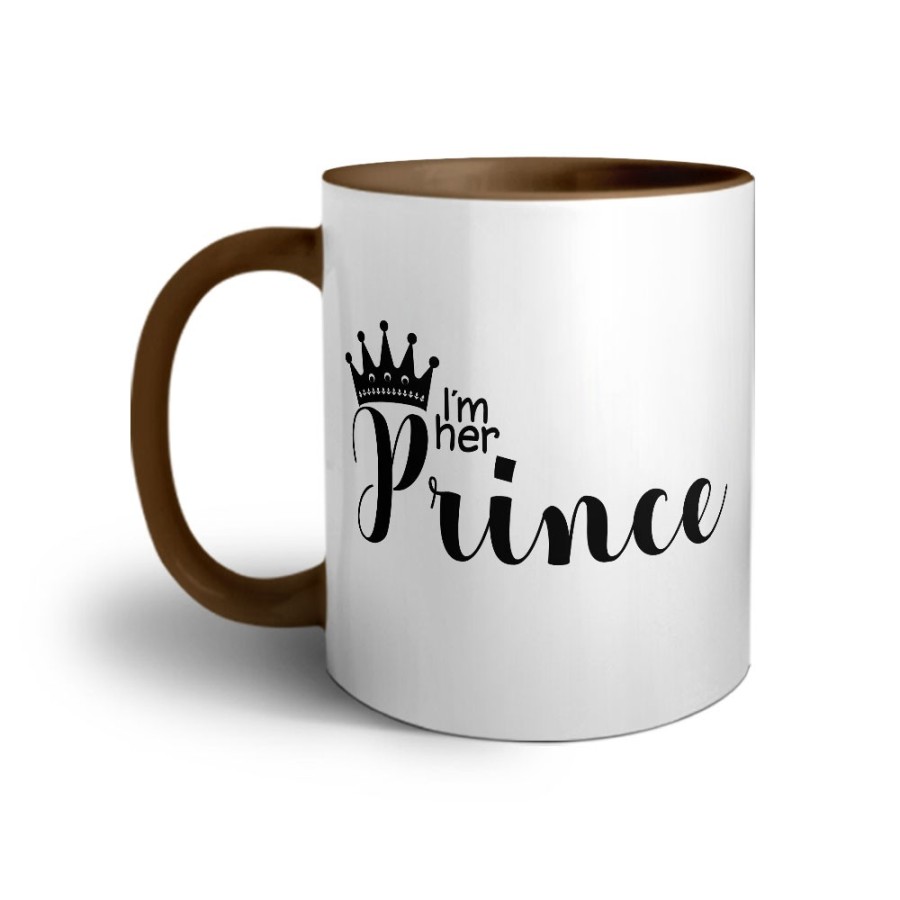 Tazza personalizzabile con nome i'm her prince Love