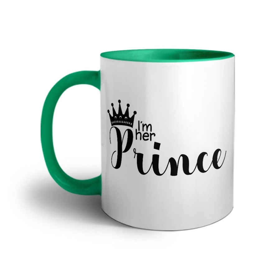 Tazza personalizzabile con nome i'm her prince Love