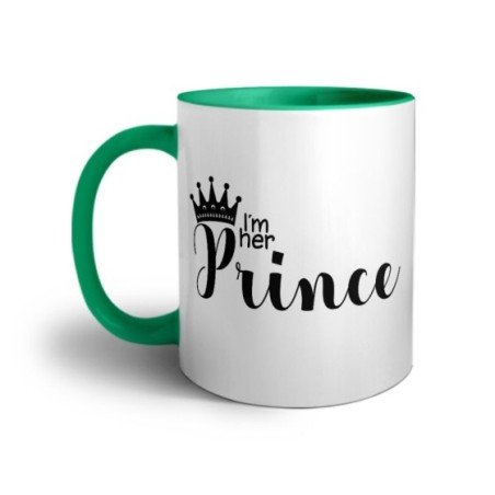 Tazza personalizzabile con nome i'm her prince Love