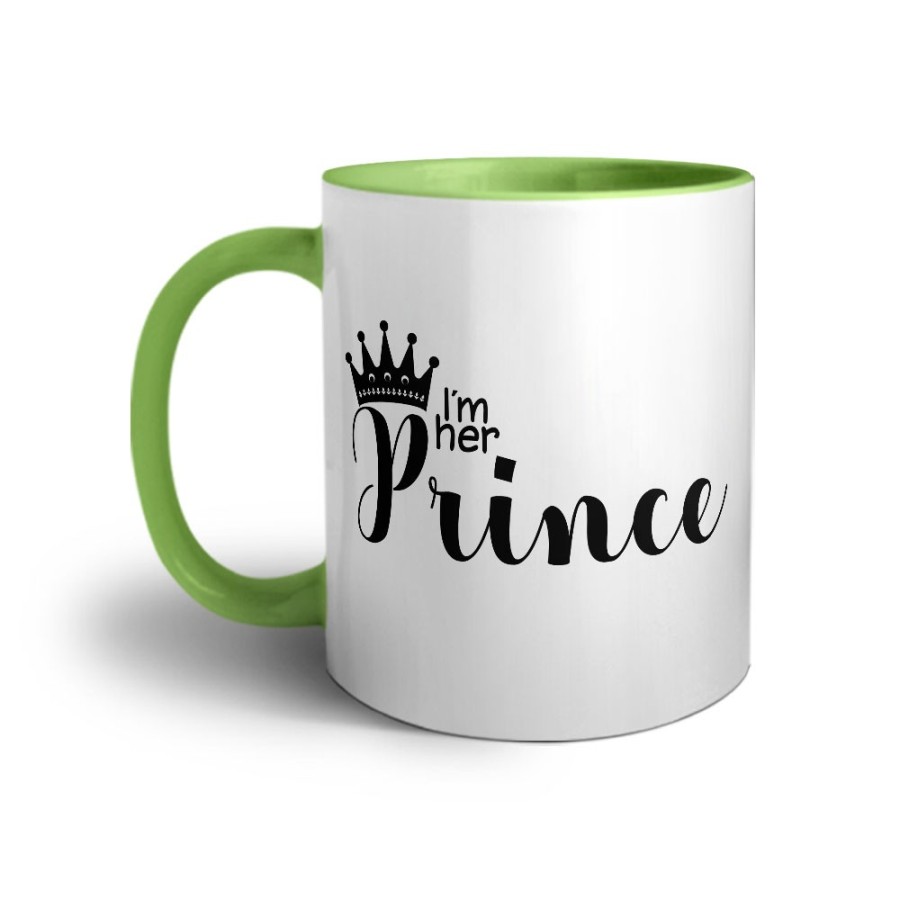 Tazza personalizzabile con nome i'm her prince Love