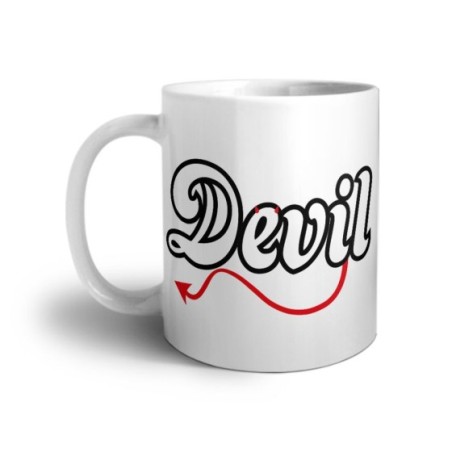 Tazza personalizzabile con nome devil