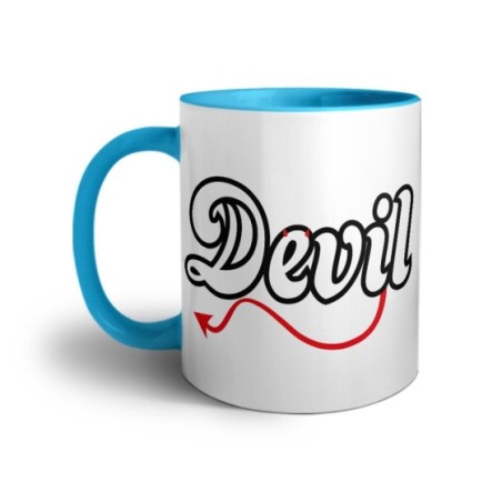 Tazza personalizzabile con nome devil Love