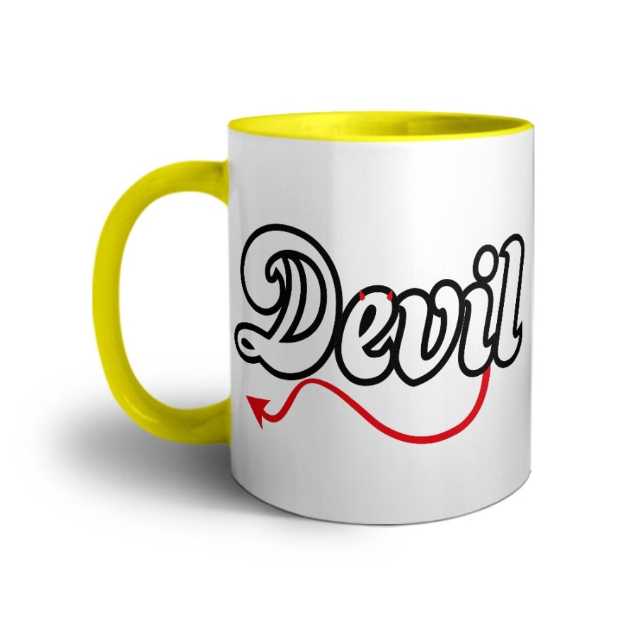 Tazza personalizzabile con nome devil Love
