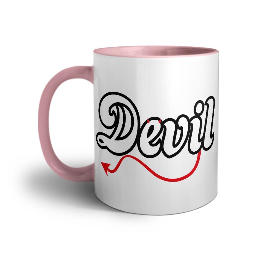 Tazza personalizzabile con nome devil Love