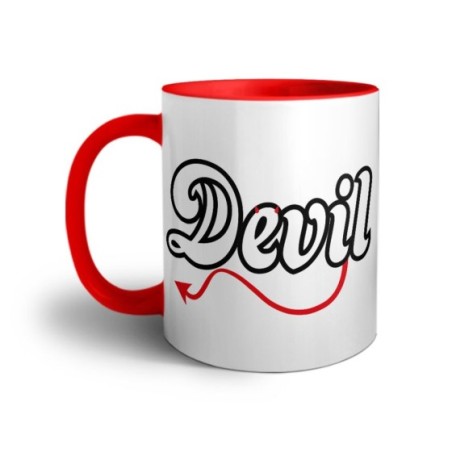 Tazza personalizzabile con nome devil Love
