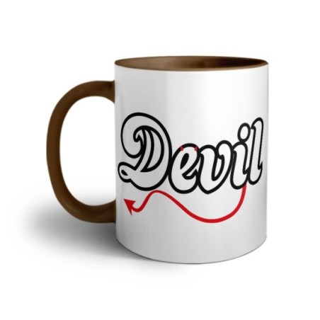 Tazza personalizzabile con nome devil Love