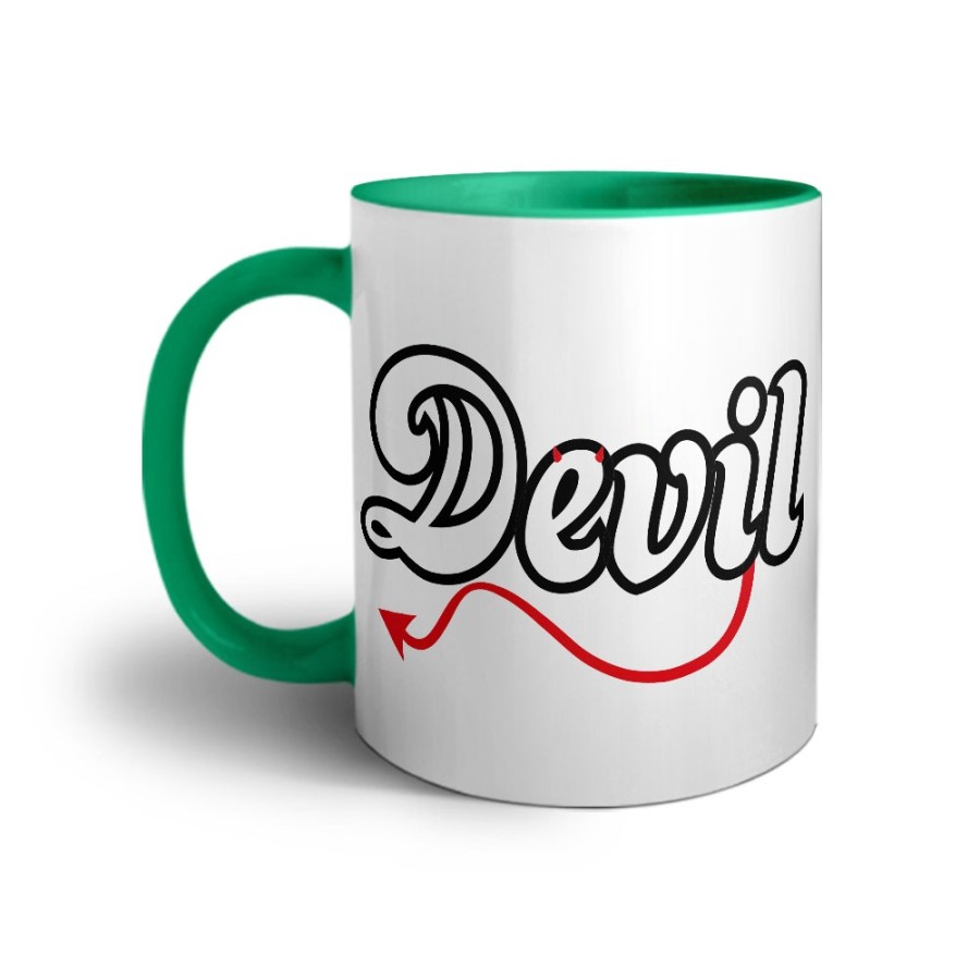 Tazza personalizzabile con nome devil Love