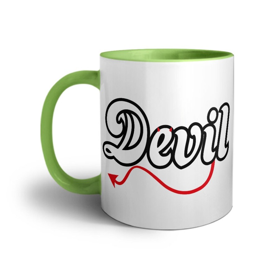 Tazza personalizzabile con nome devil Love