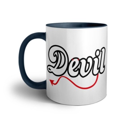 Tazza personalizzabile con nome devil Love