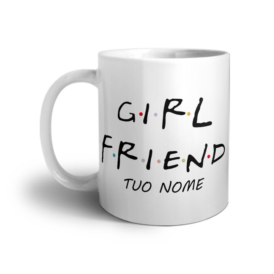 Tazza personalizzabile con nome girl friend friends Love