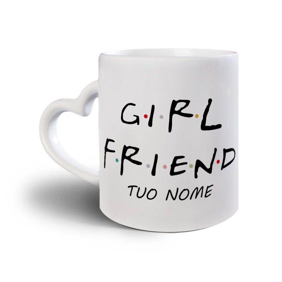 Tazza personalizzabile con nome girl friend friends Love