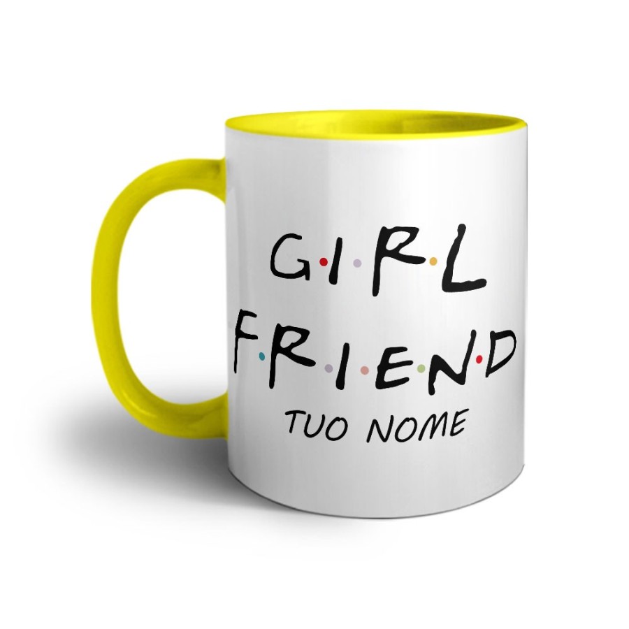 Tazza personalizzabile con nome girl friend friends Love