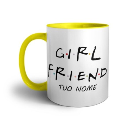 Tazza personalizzabile con nome girl friend friends Love