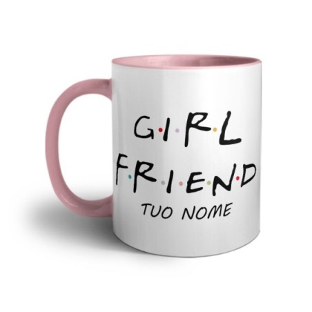 Tazza personalizzabile con nome girl friend friends Love