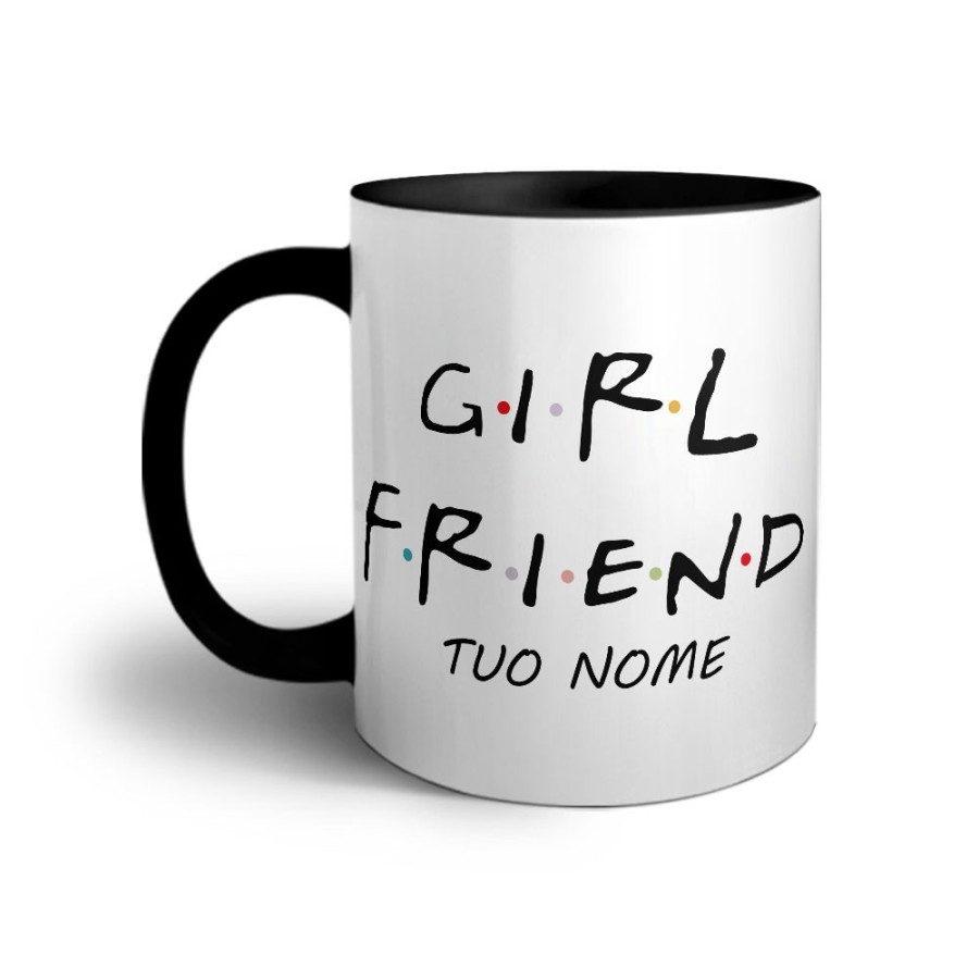 Tazza personalizzabile con nome girl friend friends Love