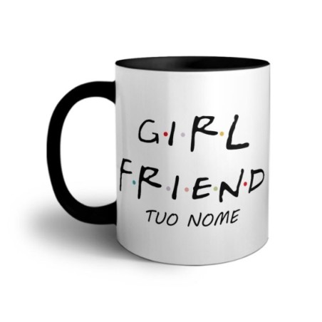 Tazza personalizzabile con nome girl friend friends Love