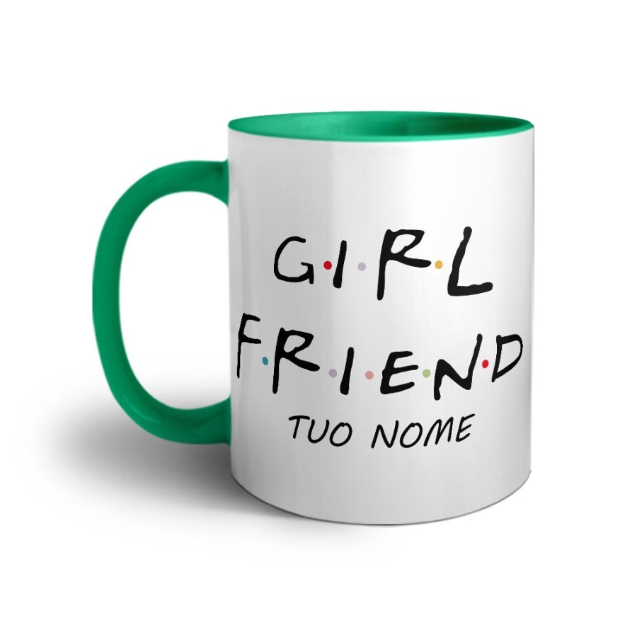 Tazza personalizzabile con nome girl friend friends Love