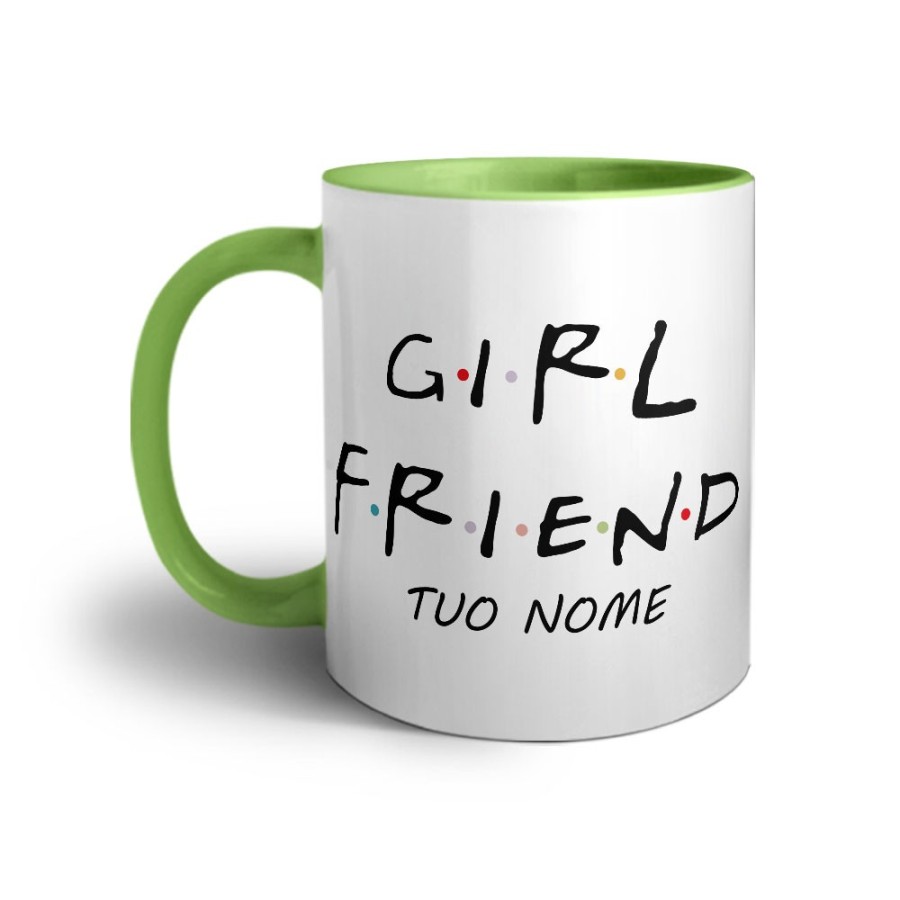 Tazza personalizzabile con nome girl friend friends Love