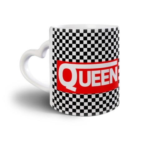 Tazza personalizzabile con nome v queen Love
