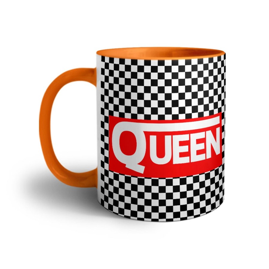 Tazza personalizzabile con nome v queen Love