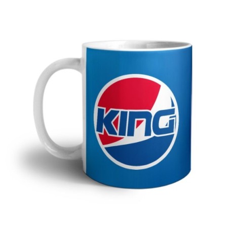 Tazza personalizzabile con nome king pepsi