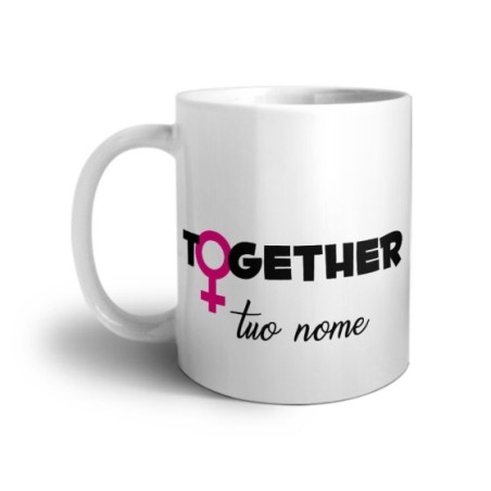 Tazza personalizzabile con nome together