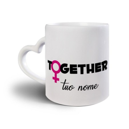 Tazza personalizzabile con nome together Love