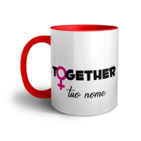 Tazza personalizzabile con nome together Love