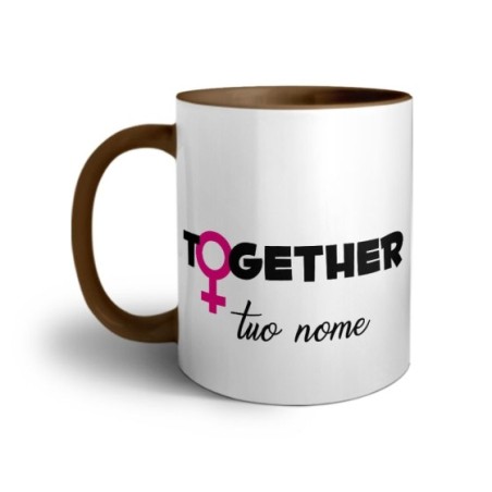 Tazza personalizzabile con nome together Love