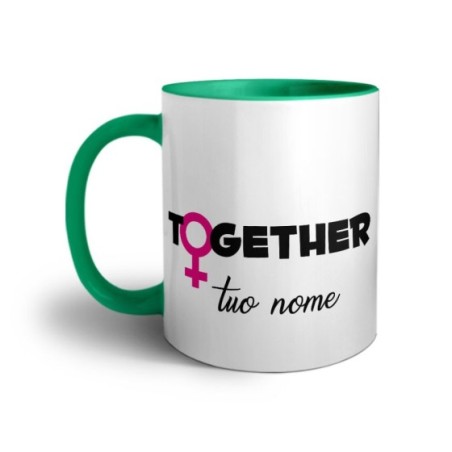 Tazza personalizzabile con nome together Love