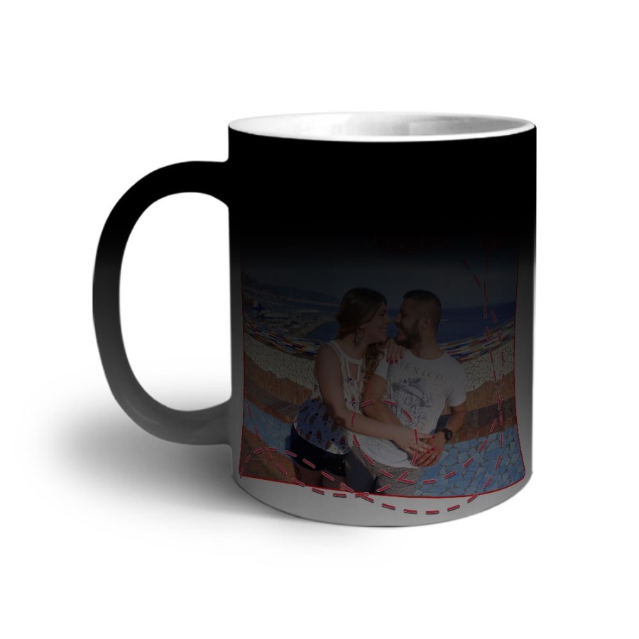 Tazza personalizzata con foto love palloncini Love