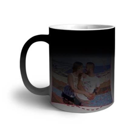 Tazza personalizzata con foto love palloncini Love