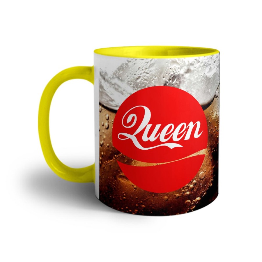 Tazza personalizzabile con nome queen cola Love