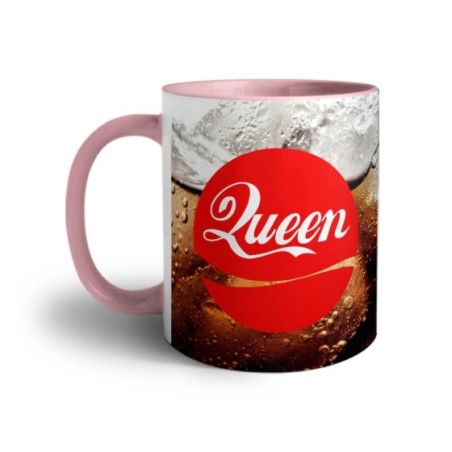 Tazza personalizzabile con nome queen cola Love