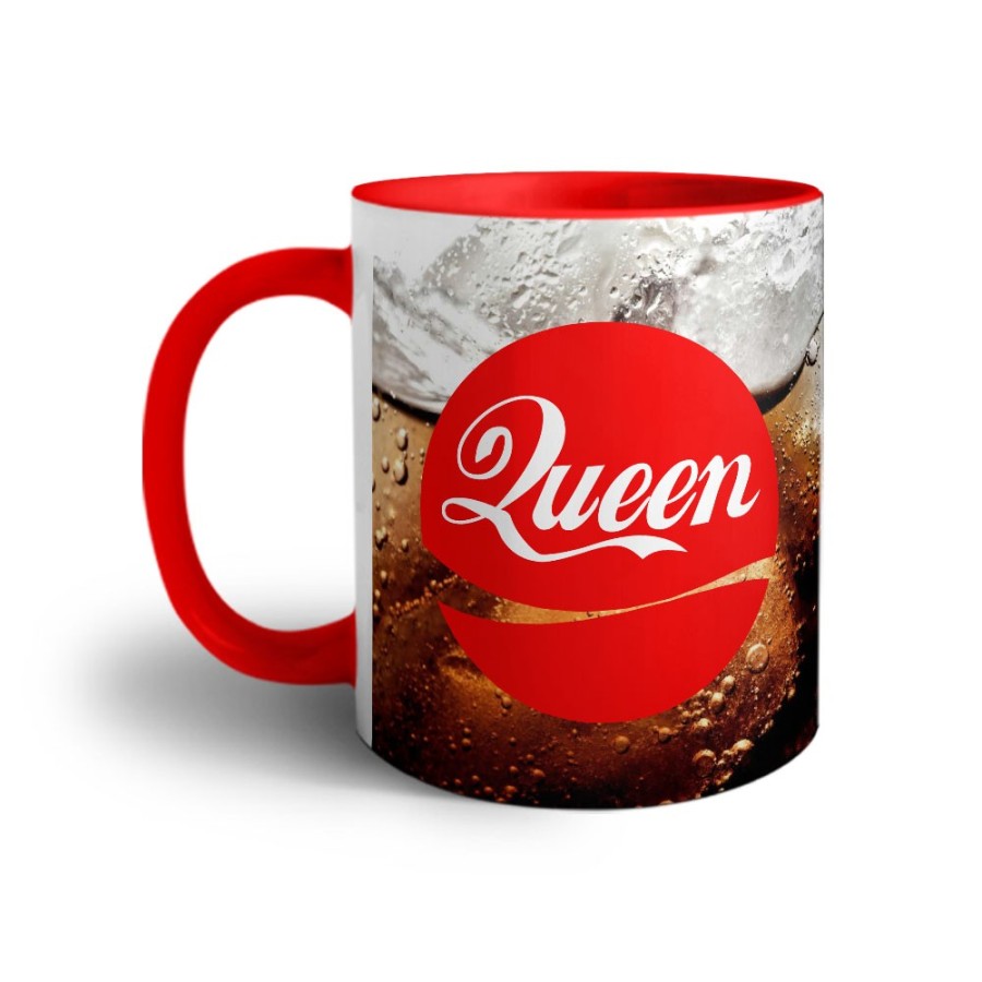 Tazza personalizzabile con nome queen cola Love