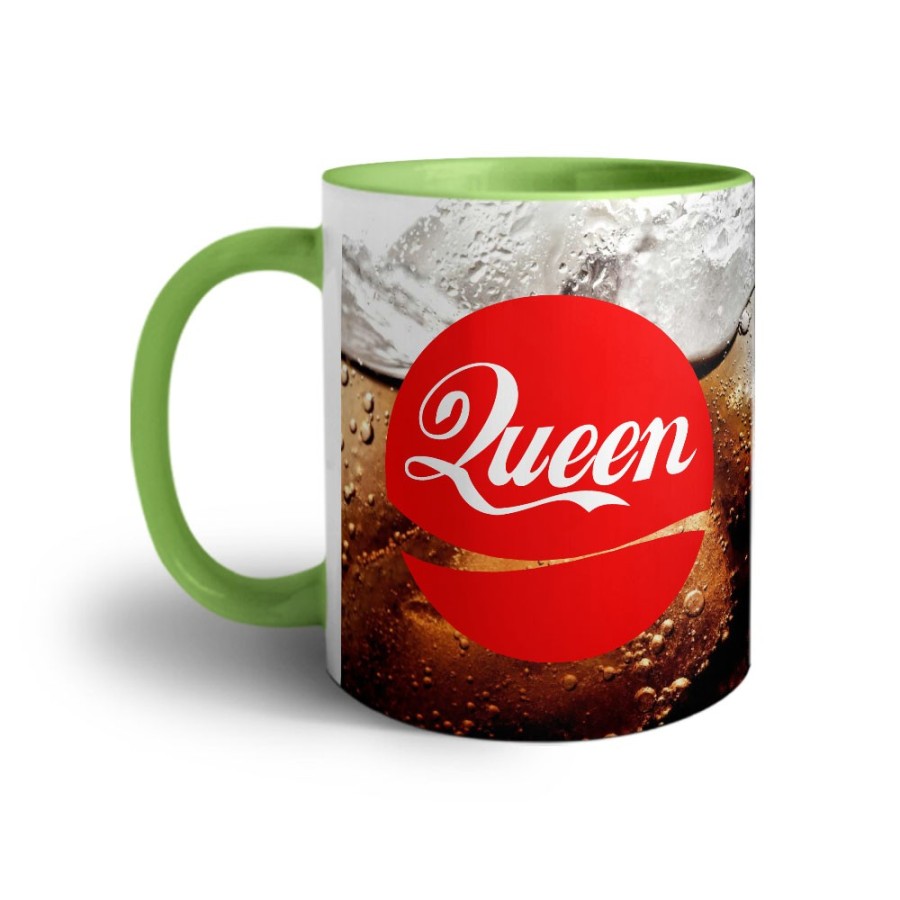 Tazza personalizzabile con nome queen cola Love