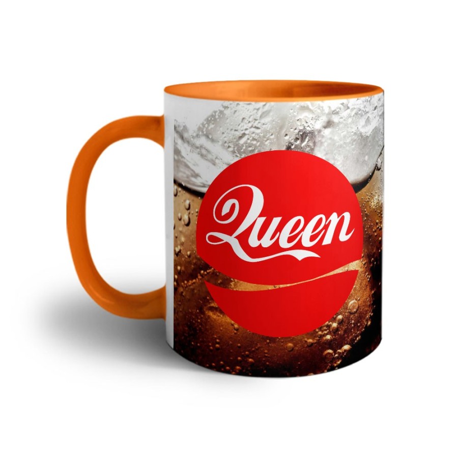 Tazza personalizzabile con nome queen cola Love