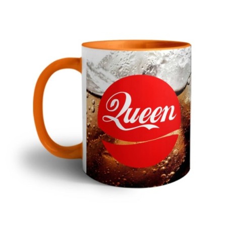 Tazza personalizzabile con nome queen cola Love