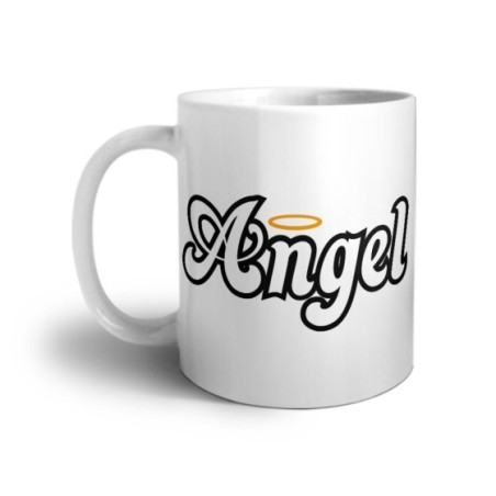 Tazza personalizzabile con nome angel