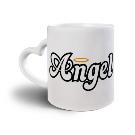Tazza personalizzabile con nome angel Love
