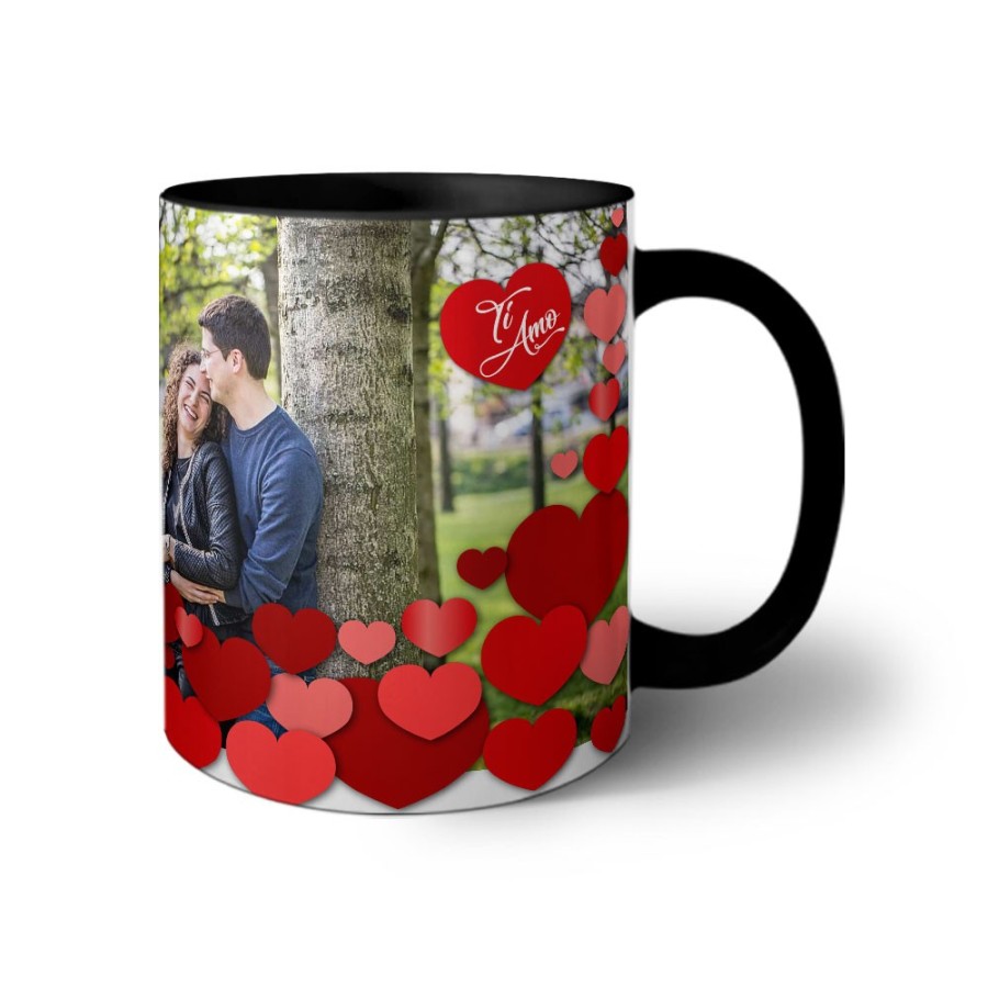 Tazza personalizzata con foto l'amore siamo noi ti amo Love
