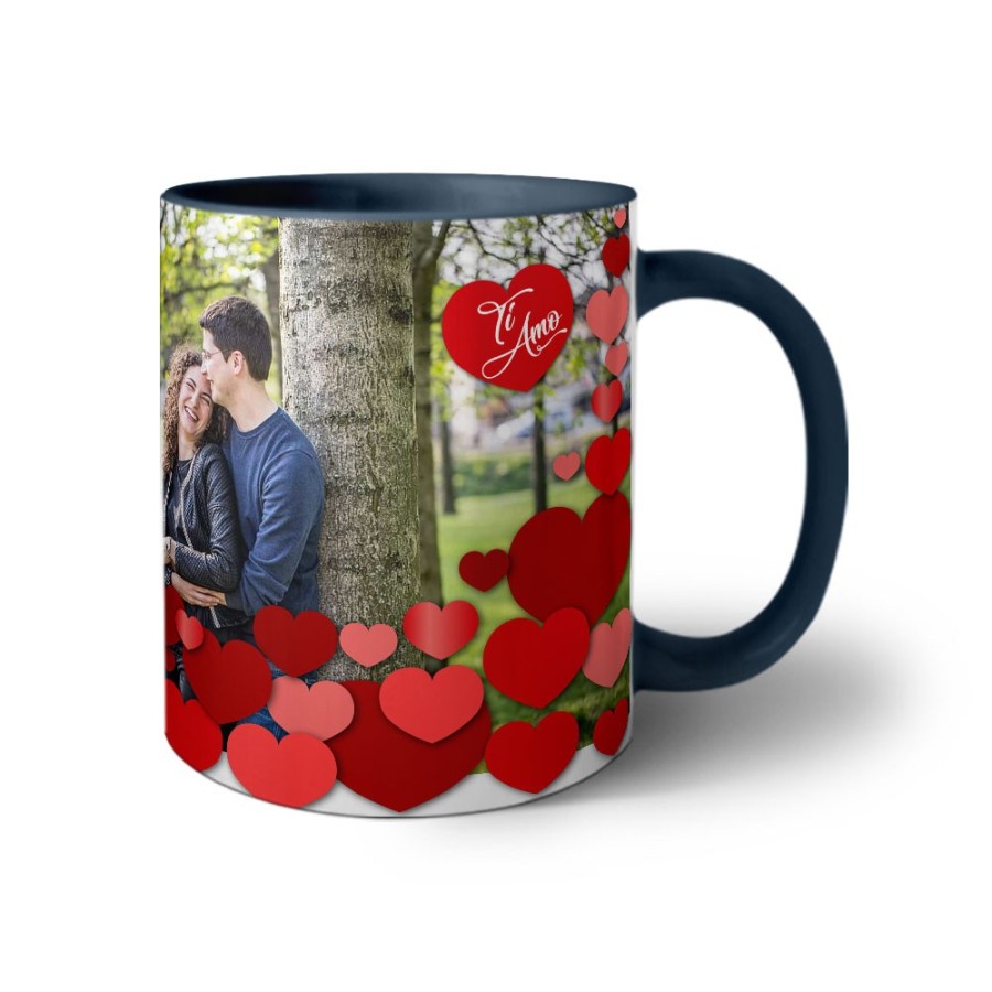 Tazza personalizzata con foto l'amore siamo noi ti amo Love