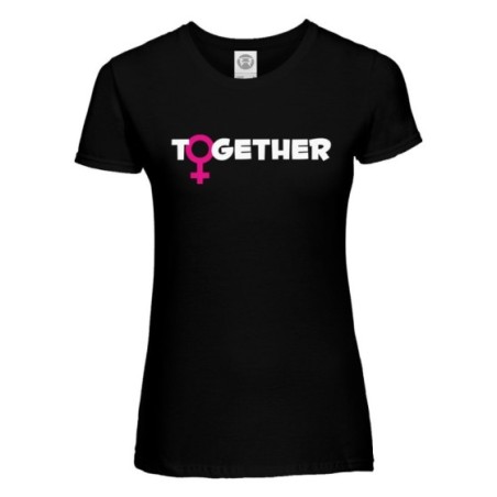 T-shirt donna personalizzabile con nome together