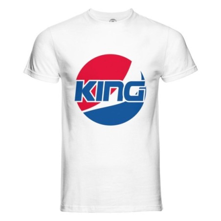 T-shirt uomo personalizzabile con nome king pepsi