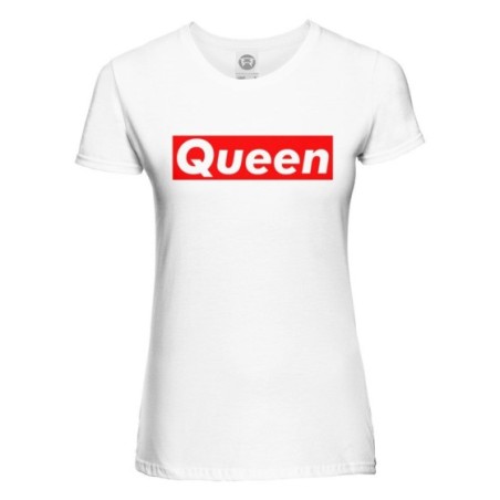 T-shirt donna personalizzabile con nome queen supreme love